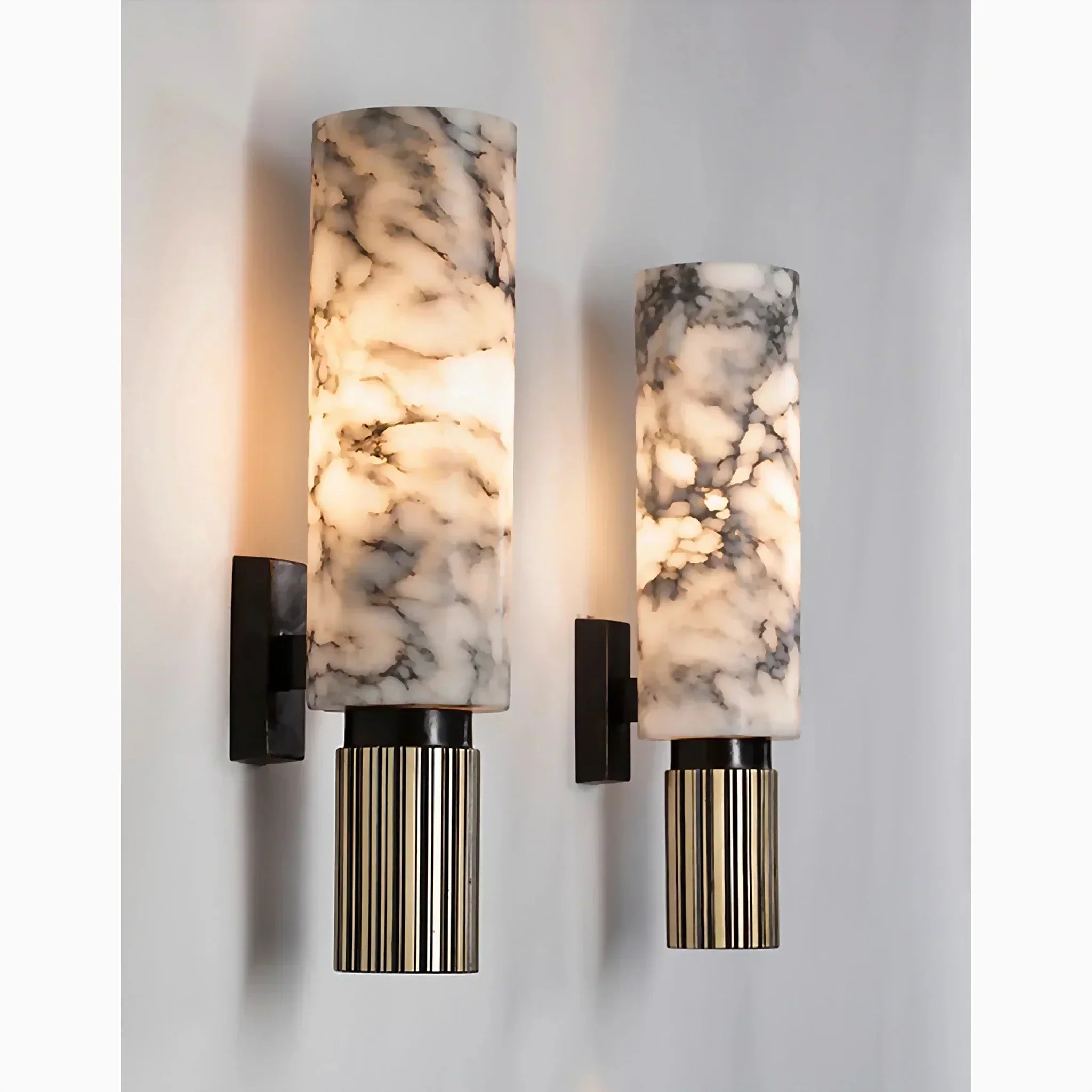 MarbleGlow - Marmeren Wandlamp