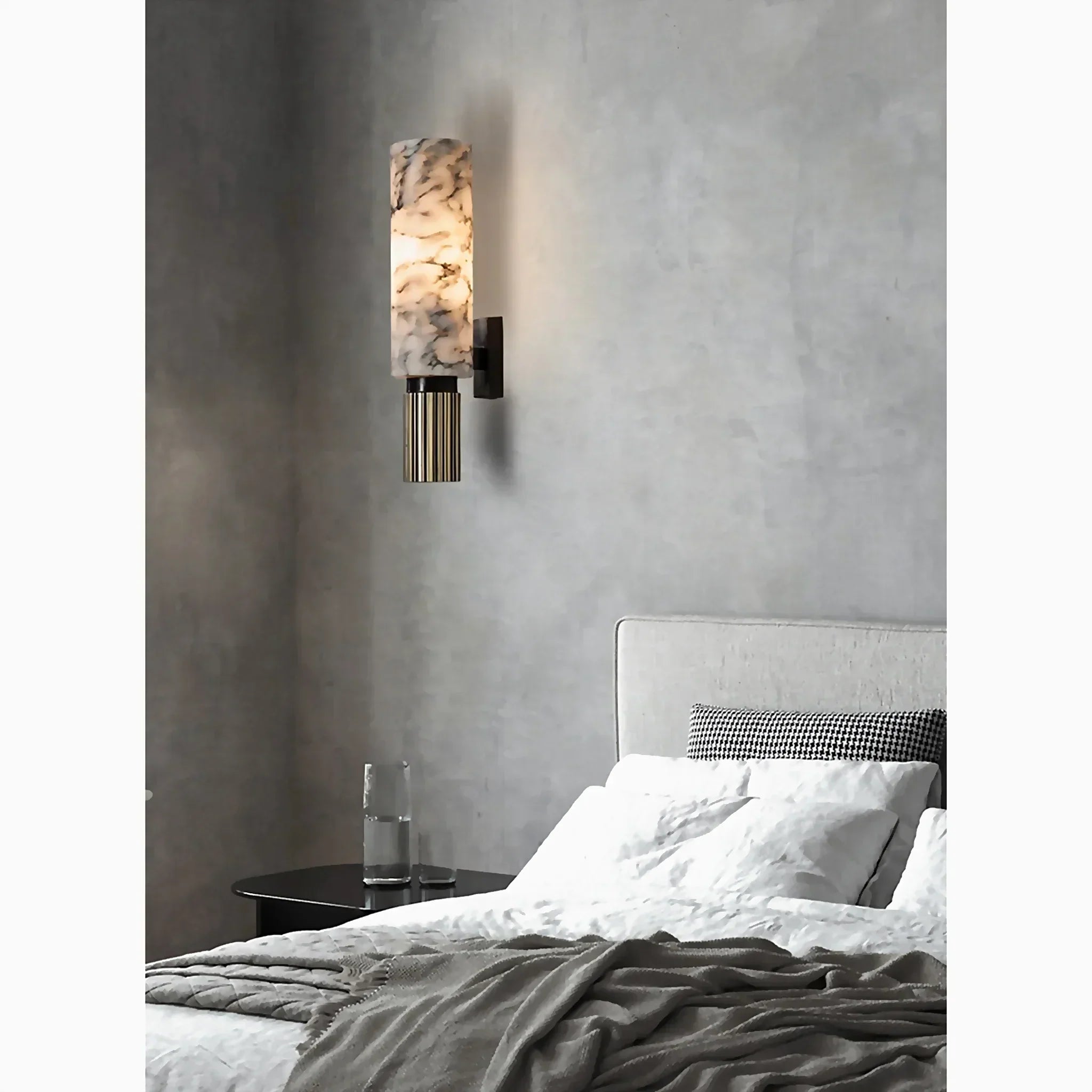 MarbleGlow - Marmeren Wandlamp