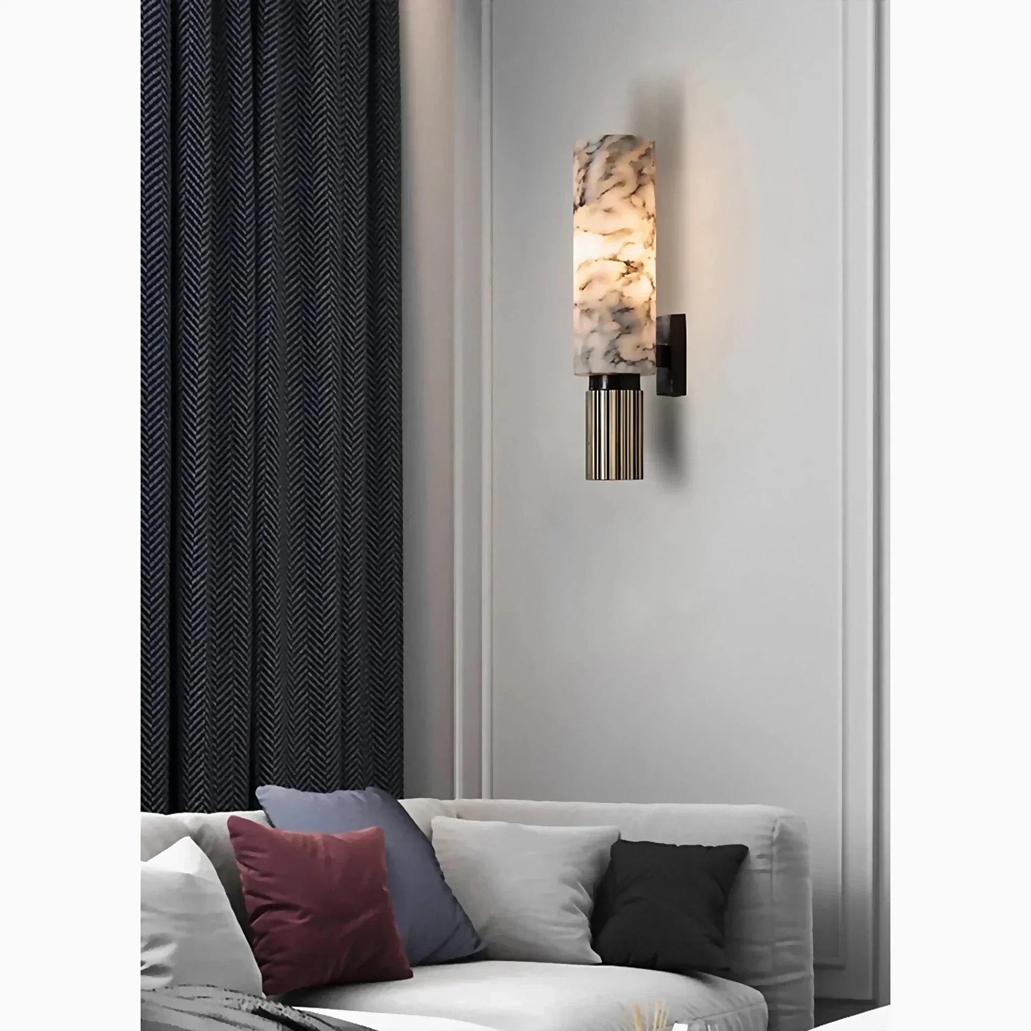 MarbleGlow - Marmeren Wandlamp