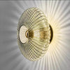 NimbusFlux - Glas Wandlamp met Golvend Licht