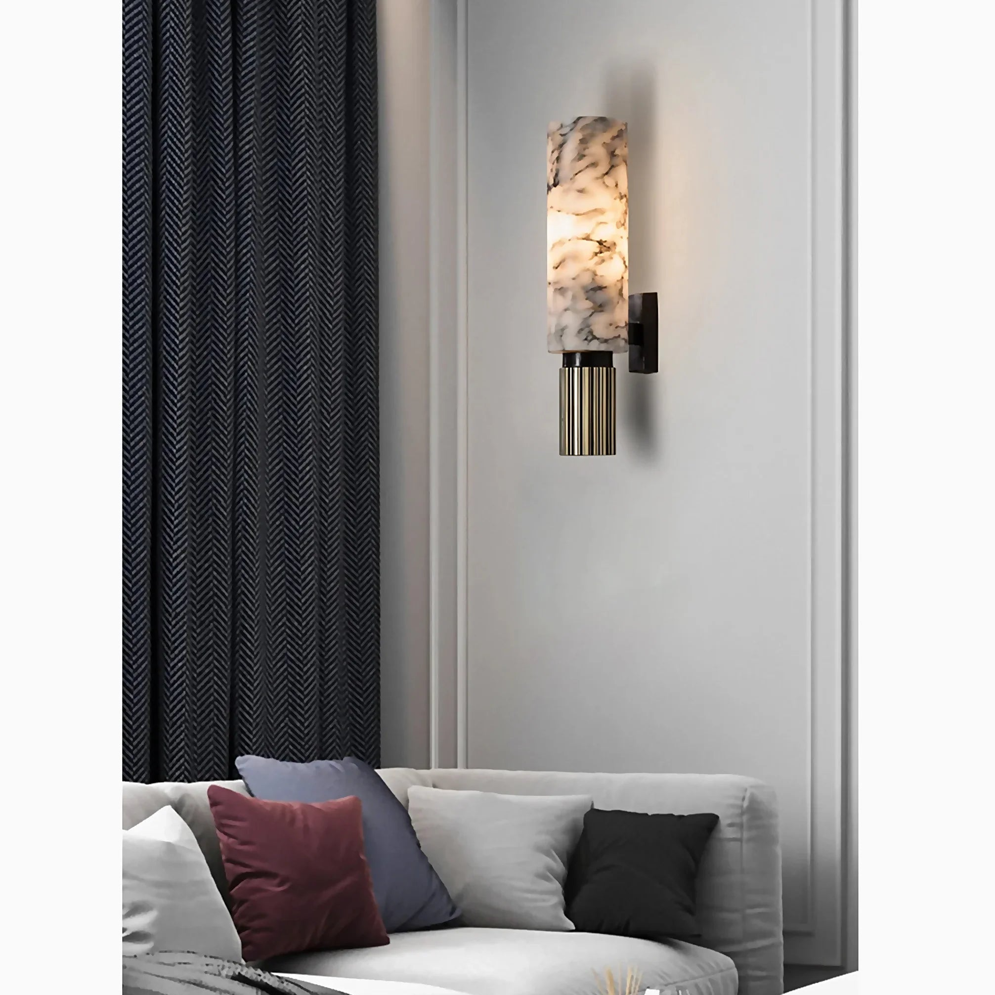 MarbleGlow - Marmeren Wandlamp